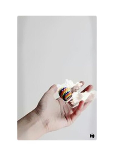 Printed Fridge Magnet Multicolour 8.5x0.4x5.5cm