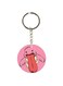 Cartoon Themed Single Sided Keychain