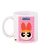 Cute Blossom Printed Coffee Mug White/Pink/Beige 11ounce