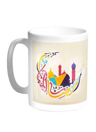 Ramadan Kareem Printed Coffee Mug Multicolour 11ounce