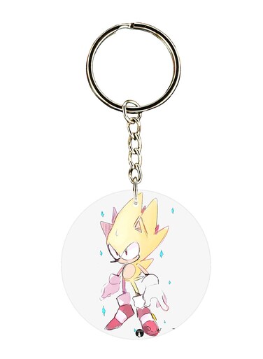 Sonic Printed Keychain