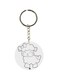 Cartoon Printed keychain