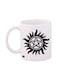 Supernatural Printed Mug White/Black 12ounce