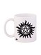 Supernatural Printed Mug White/Black 12ounce
