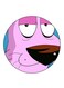 Courage The Cowardly Dog Printed Fridge Magnet Multicolour