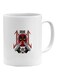 Dead Pool Printed Coffee Mug White/Red/Black