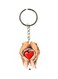 Cartoon Printed Double Sided Keychain
