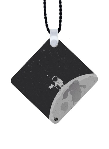 Space Printed Car Mirror Pendant