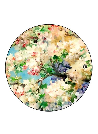 Flowers Printed Fridge Magnet Multicolour