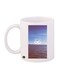 Phrase Printed Mug White/Blue