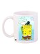 SpongeBob Printed Coffee Mug White/Blue/Yellow