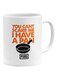 PUBG You Can't Scare Me Printed Coffee Mug White/Orange/Black