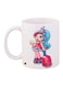 Cartoon Girl Printed Coffee Mug White/Red/Blue 11ounce