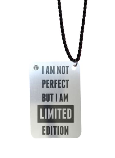 English Phrases Printed Car Mirror Pendant