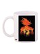 Cartoon Printed Coffee Mug White/Black/Orange 11ounce