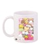 Printed Coffee Mug White/Pink/Yellow Standard Size