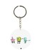 Cartoon Printed Double-Sided Keychain