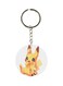 Single Sided Pikachu Cartoon Themed Keychain