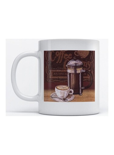Mug Coffee Lovers for Coffee and Tea White