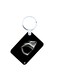 Shark Printed Keychain Black/White