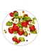 Strawberries Printed Fridge Magnet Multicolour