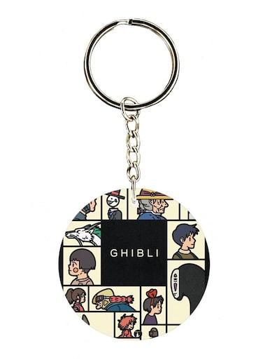 Studio Ghibli Printed Keychain
