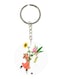Anime Digimon Double Side Printed Keychain