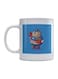 Captain America Printed Mug White/Blue/Red