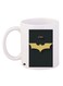 Batman Printed Coffee Mug White/Black/Yellow 11ounce