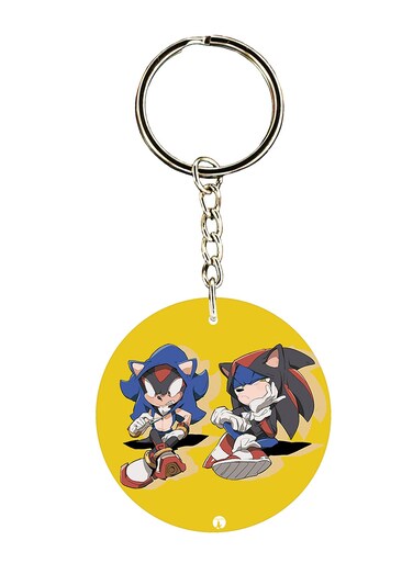 Sonic Printed Keychain