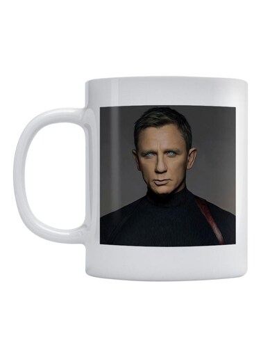 Daniel Craig Ceramic Mug White/Black/Blue