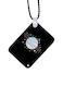 Planet Printed Car Mirror Pendant