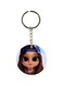 Cartoon Girl Printed Keychain