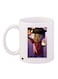 Cartoon Girl Themed Coffee Mug White/Red/Blue