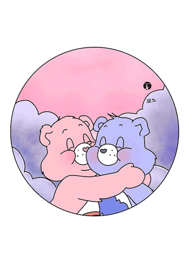 Bears Printed Fridge Magnet Multicolour