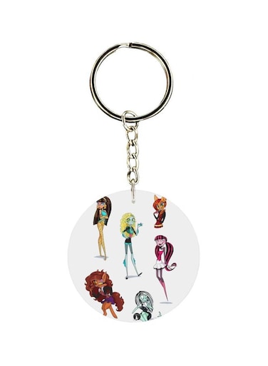 Cartoon Printed Keychain