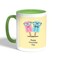 Happy Friendship Day Printed Coffee Mug, Green 11 Ounce