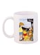 Winnie The Pooh Printed Coffee Mug White/Yellow/Red 11ounce
