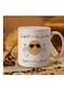 Ceramic Mug with Humorous Arabic "No Time for Sadness" Design coffee mug in white colour