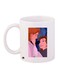 Cartoon Characters Printed Coffee Mug White/Brown/Blue 11ounce