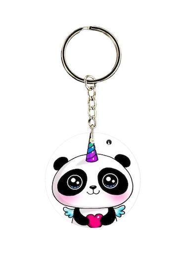 Panda Printed Keychain