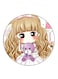 Girl Printed Fridge Magnet Multicolour