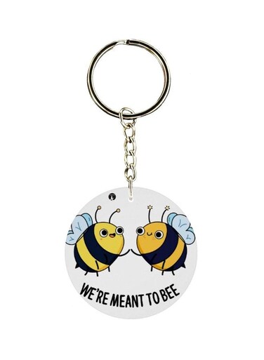 Cartoon Themed Single Sided Keychain