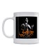 Um Kalthom Printed Mug Black/White/Orange 350ml