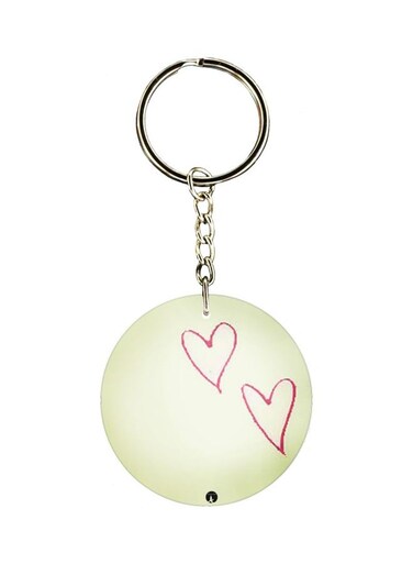 Heart Sign Printed Keychain