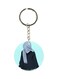 Girl Printed Dual Sided Keychain