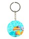 A Pool Double Side Printed Keychain