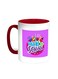 Back To School Printed Coffee Mug Red/White 11ounce