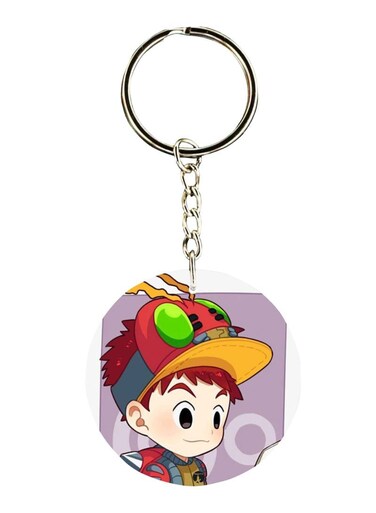 Anime Digimon Printed Keychain