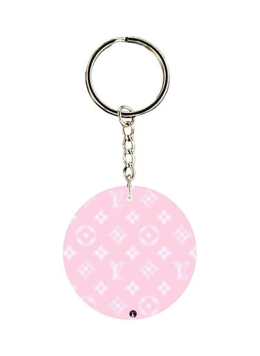 Flower Printed Keychain